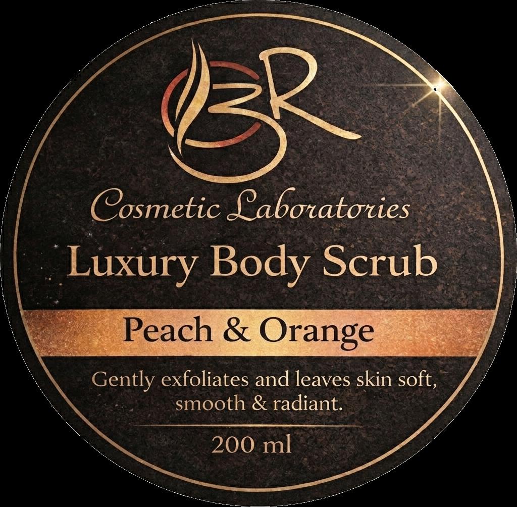 Luxury Body Scrub - Peach & Orange